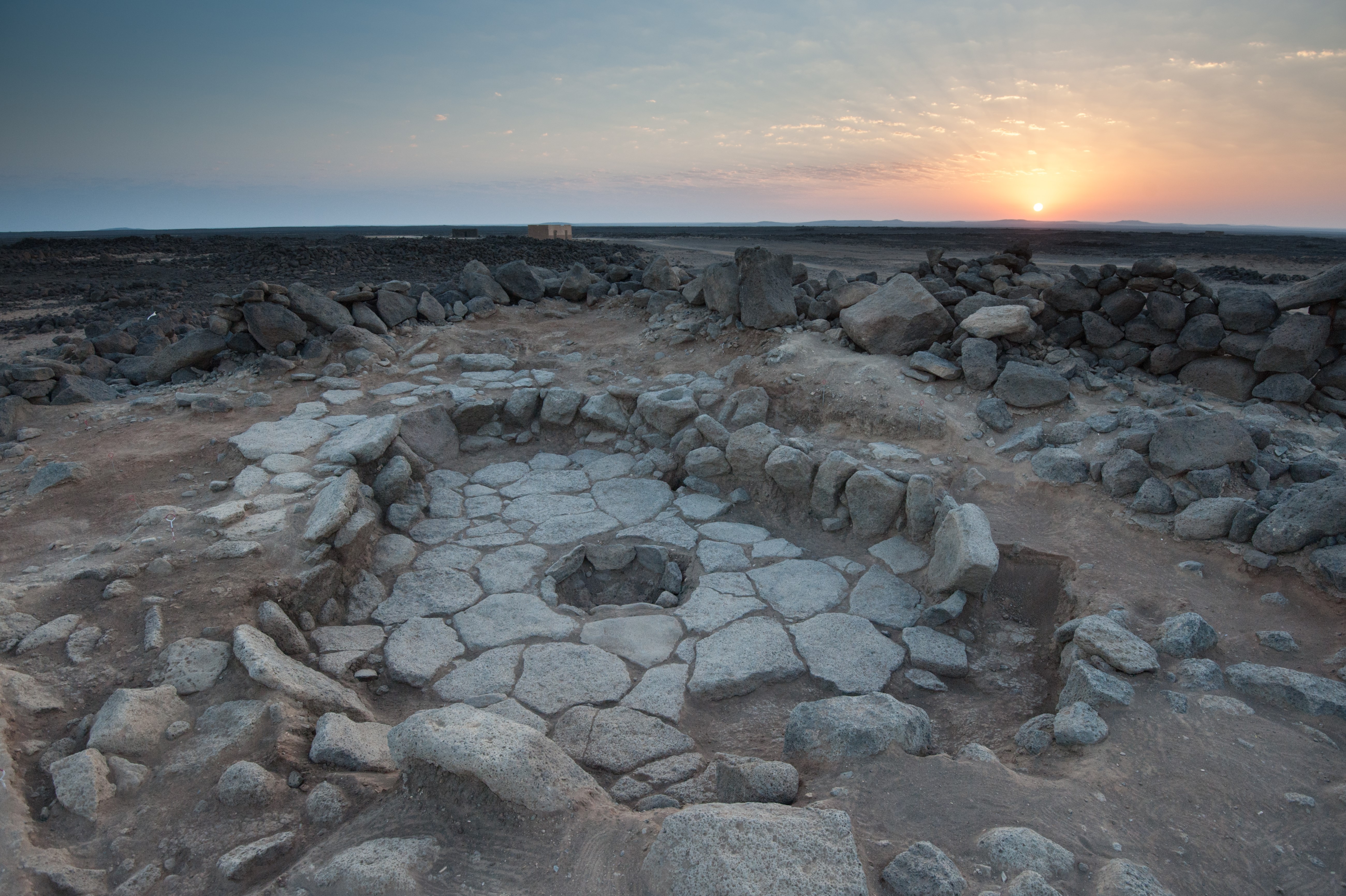 14,500 year old building at the Natufian site Shubayqa 1